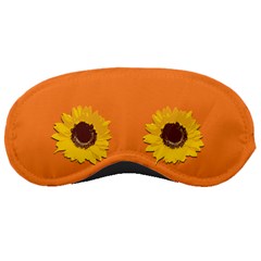 orange with sunflower - Sleep Mask