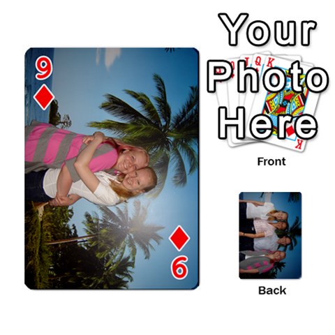 Jeu De Cartes By Annie Pouliot Front - Diamond9