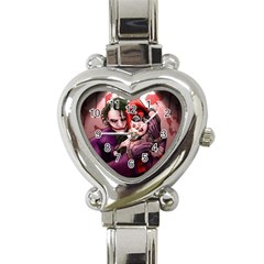 My new watch ^_^ - Heart Italian Charm Watch