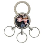 keychain with Ethan and Jacob - 3-Ring Key Chain