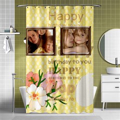 birthday - Shower Curtain 48  x 72  (Small)