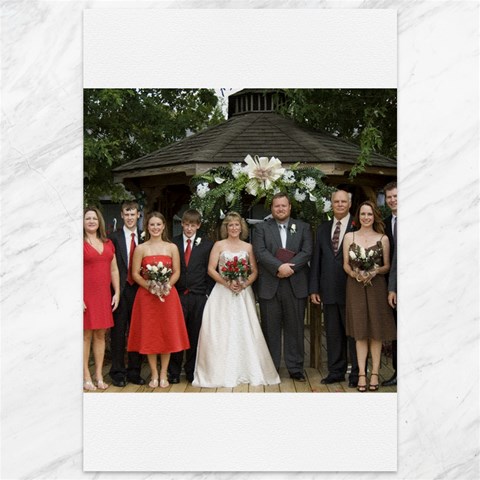 Wedding Picture 18 X 12  By Angela Emery 11.88 x17.36  Canvas - 1