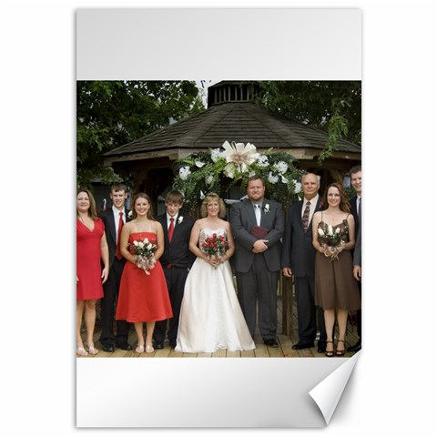 Wedding Picture 18 X 12  By Angela Emery 11.88 x17.36  Canvas - 1