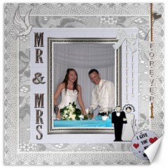 Mr and Mrs Canvas 20x20 - Canvas 20  x 20 