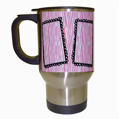 Zebra Travel Mug Left