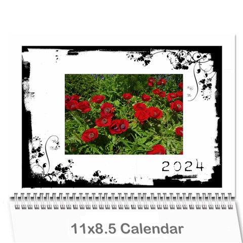 Black & White 2024 Calendar  By Catvinnat Cover