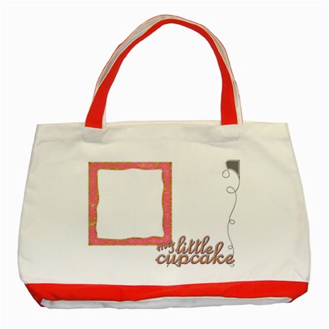 Cupcake Red Tote  By Catvinnat Front