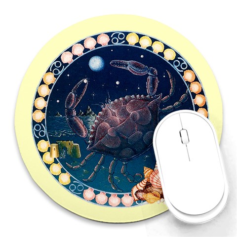 Cancer Zodiac Mousepad By Enkay Front