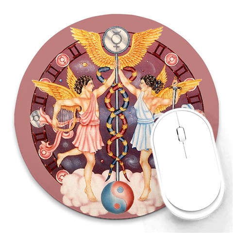 Gemini Zodiac Mousepad By Enkay Front