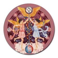 Gemini Zodiac Mousepad - Round Mousepad