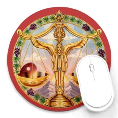 Libra Zodiac Mousepad - Round Mousepad