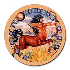 Saggitarius Zodiac Mousepad - Round Mousepad