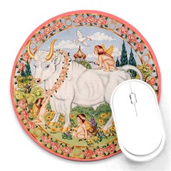 Taurus Zodiac Mousepad - Round Mousepad