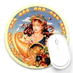 Virgo Zodiac Mousepad - Round Mousepad