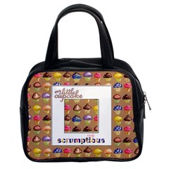 Truly Scruptious Cupcake brown handbag template - Classic Handbag (Two Sides)