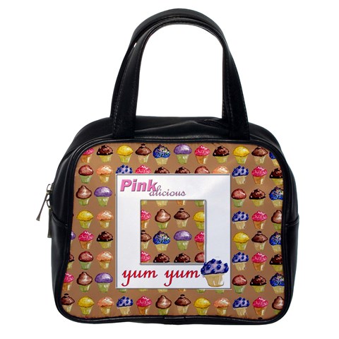 Truly Scruptious Cupcake Brown Handbag Template By Catvinnat Back