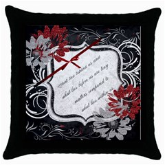 Inspirational Pillow - Throw Pillow Case (Black)