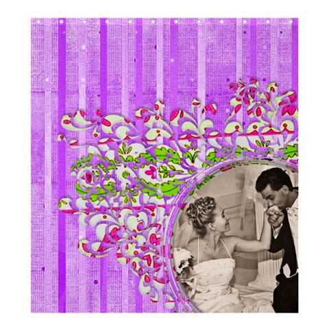 Purple Dream By Brooke 58.75 x64.8  Curtain