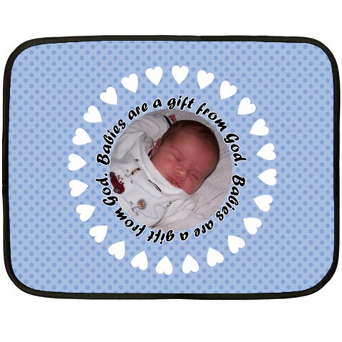 Baby Boy Blanket 35 x27  Blanket