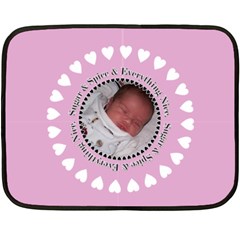 Baby Girl Blanket - Mini - Fleece Blanket (Mini)