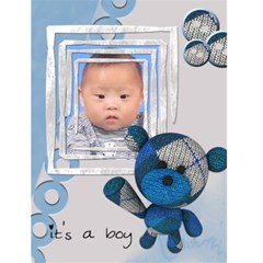 It s a boy -  4.5” x 6” Greeting Cards - Greeting Card 4.5  x 6 