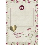 Summer Love 5x7 card - Greeting Card 5  x 7 
