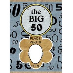 50th Birthday Card - Greeting Card 5  x 7 