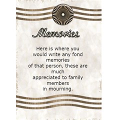 Funeral Template Card Back Inside