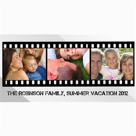 Filmstrip 3 Photos Cards By Angela 8 x4  Photo Card - 5