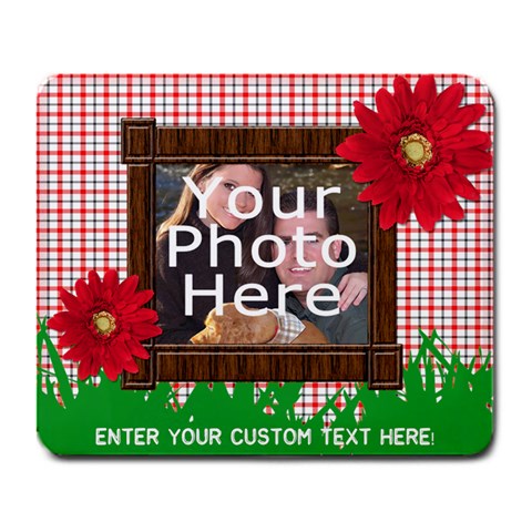 Cute Summer Photo Mousepad, One Photo By Angela Front