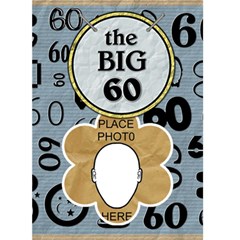 60th Birthday Card - Greeting Card 5  x 7 