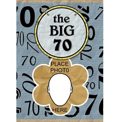 70th Birthday Card - Greeting Card 5 x 7 70th Birthday Card - Greeting Card 5 x 7