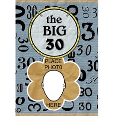 30th Birthday Card - Greeting Card 5  x 7 