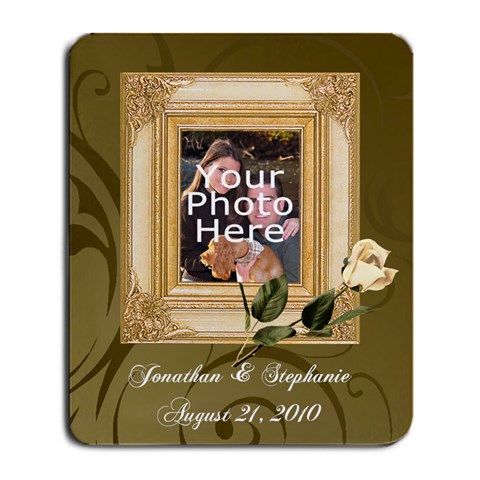 Wedding Photo Mousepad By Angela Front