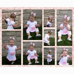 Sophie s 1st Birthday photos - Collage 8  x 10 