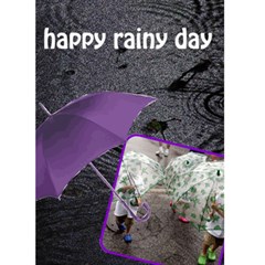 RAINY DAY - Custom Greeting Card 5 x 7 RAINY DAY - Custom Greeting Card 5 x 7