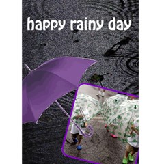 RAINY DAY - Custom Greeting Card 5  x 7 