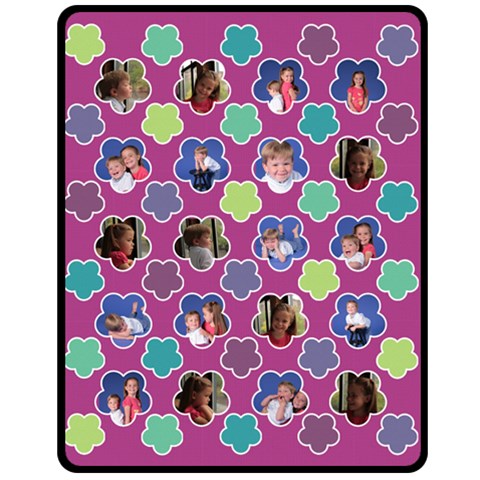 Grandma s Garden 60 x50  Blanket Front