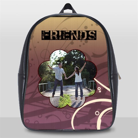 Friends School Bag By Lil Front