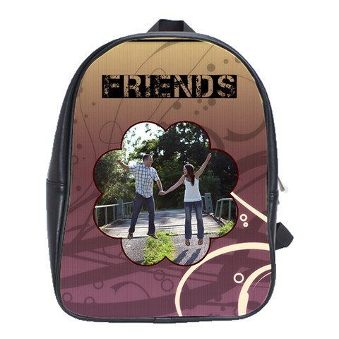 Friends School Bag By Lil Front