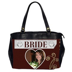 Bride & Groom Bag - Oversize Office Handbag (2 Sides)