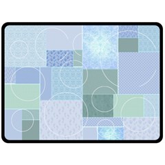 Baby Boy Patchwork Quilt - Extra Large Blanket - Fleece Blanket (Large)