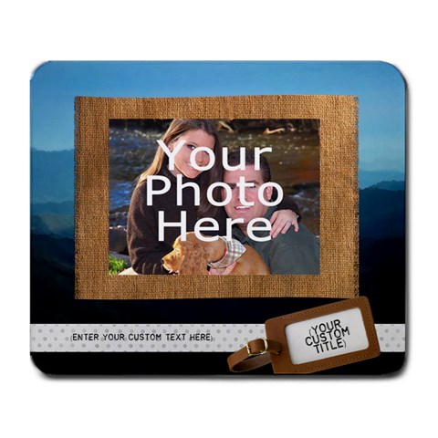 Travel Vacation Photo Mousepad By Angela Front