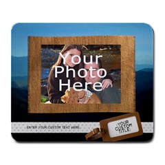 Travel Vacation Photo Mousepad - Large Mousepad