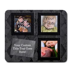 Classic Black Photo Mousepad - Large Mousepad