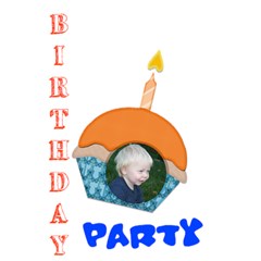 Birthday Card boy - Greeting Card 5  x 7 