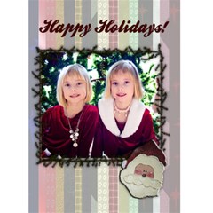 Christmas card template - Greeting Card 5  x 7 