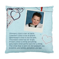 Monday s Child Cushion Cover - Standard Cushion Case (One Side)