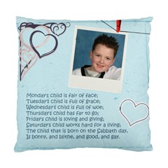 Monday s Child Cushion Cover - Standard Cushion Case (One Side)