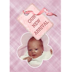 It s A Girl Card - Greeting Card 5 x 7 It s A Girl Card - Greeting Card 5 x 7